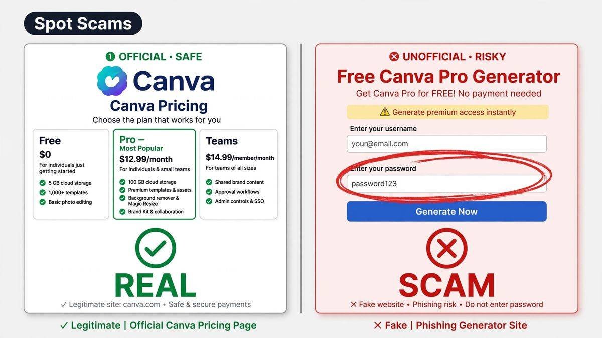 get Canva Pro free legally