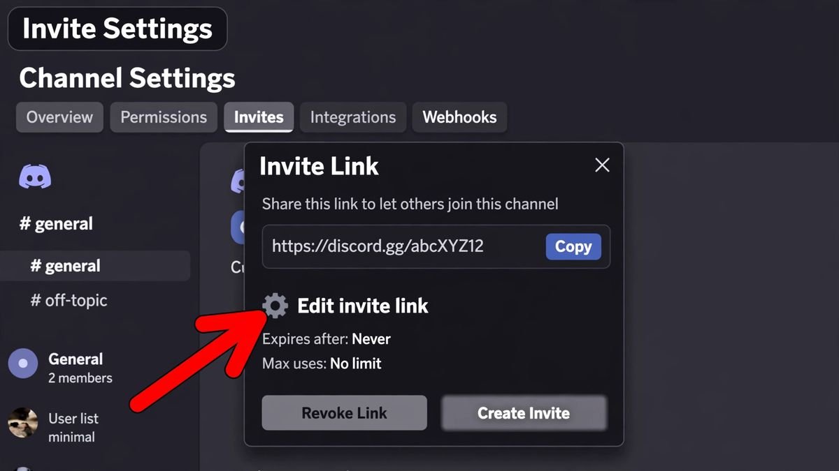 discord permanent invite link