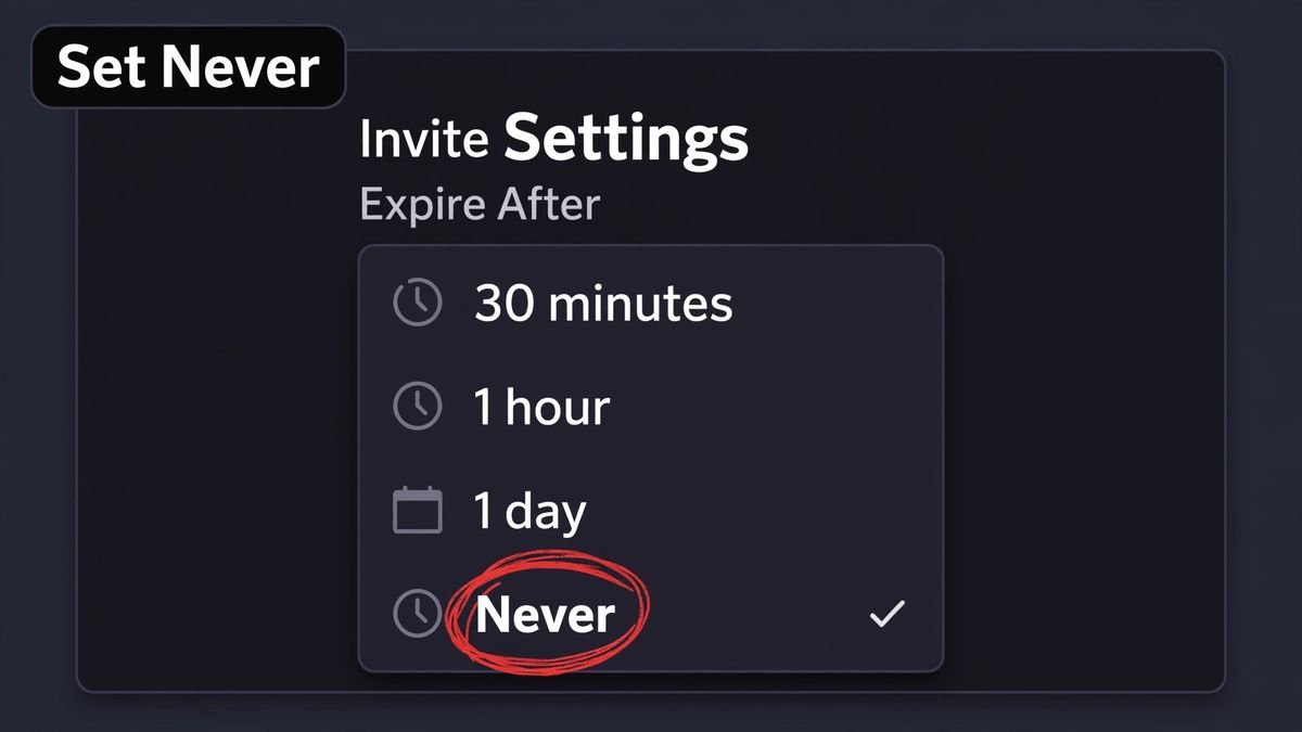 discord permanent invite link
